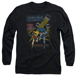 Batman - Mens Dynamic Duo Long Sleeve Shirt In Black