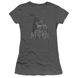 Batman - Scary Right Hand Juniors T-Shirt In Charcoal