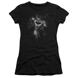 Batman - Materialized Juniors T-Shirt In Black