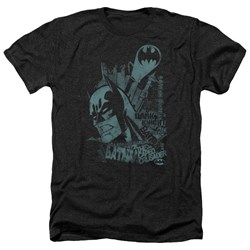 Batman - Mens Gritted Teeth Heather T-Shirt