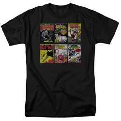 Batman - Bm Covers Adult T-Shirt In Black