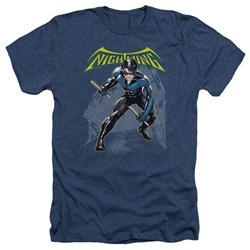 Batman - Mens Nightwing T-Shirt In Navy