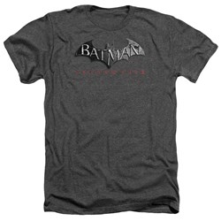 Batman: Arkham City - Mens Logo T-Shirt In Charcoal