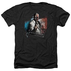 Arkham City - Mens Two Face Heather T-Shirt