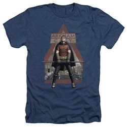 Batman: Arkham City - Mens Arkham Robin T-Shirt In Navy