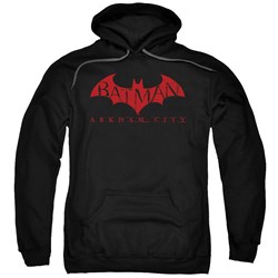Batman: Arkham City - Mens Red Bat Hoodie