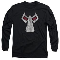 Batman - Mens Bane Mask Long Sleeve Shirt In Black