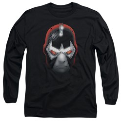 Batman - Mens Bane Head Long Sleeve Shirt In Black