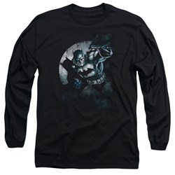Batman - Mens Batman Spotlight Long Sleeve Shirt In Black