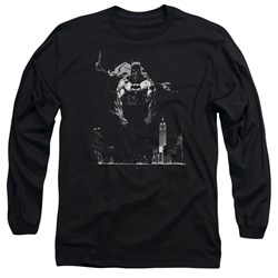 Batman - Mens Dirty City Long Sleeve Shirt In Black