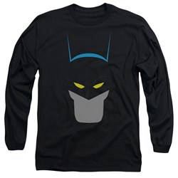 Batman - Mens Simplified Long Sleeve Shirt In Black