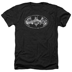 Batman - Mens Urban Camo Shield Heather T-Shirt