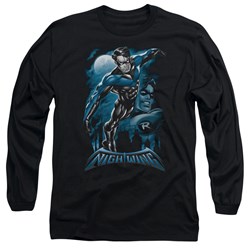 Batman - Mens All Grown Up Long Sleeve Shirt In Black