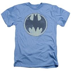 Batman - Mens Old Time Logo T-Shirt In Light Blue