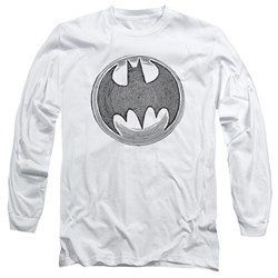 Batman - Mens Knight Knockout Long Sleeve Shirt In White