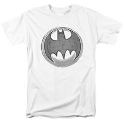 Batman - Mens Knight Knockout T-Shirt In White