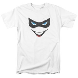 Batman - Mens Harley Face T-Shirt In White