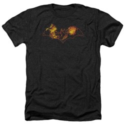 Batman - Mens Molten Logo Heather T-Shirt