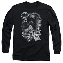 Batman - Mens Archenemies Long Sleeve Shirt In Black