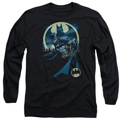 Batman - Mens Heed The Call Long Sleeve Shirt In Black