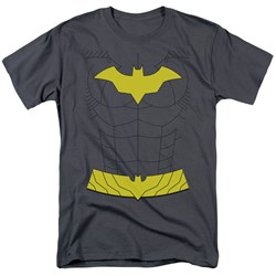 Batman - Mens New Batgirl Costume T-Shirt In Charcoal