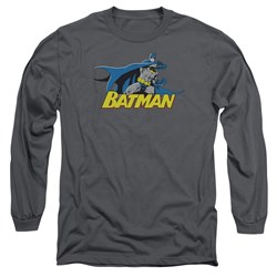 Batman - Mens 8 Bit Cape Longsleeve T-Shirt