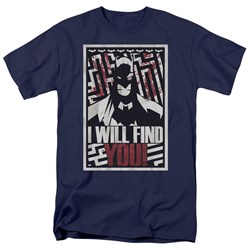 Batman - Mens I Will Fnd You T-Shirt