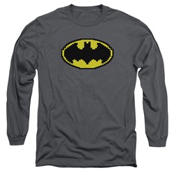 Batman - Mens Pixel Symbol Longsleeve T-Shirt