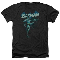 Batman - Mens Blue Bat Heather T-Shirt