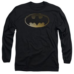 Batman - Mens Halftone Bat Longsleeve T-Shirt