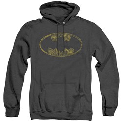 Batman - Mens Tattered Logo Hoodie