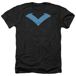 Batman - Mens Nightwing Costume Heather T-Shirt