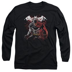 Batman - Mens Raging Bat Longsleeve T-Shirt