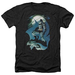 Batman - Mens Glow Of The Moon Heather T-Shirt
