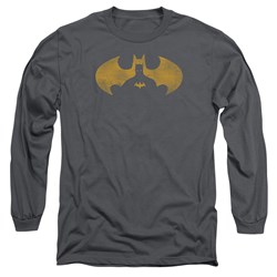 Batman - Mens Bat Symbol Knockout Longsleeve T-Shirt
