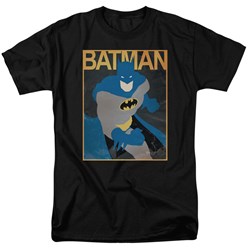 Batman - Mens Simple Bm Poster T-Shirt