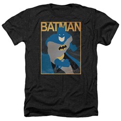 Batman - Mens Simple Bm Poster Heather T-Shirt