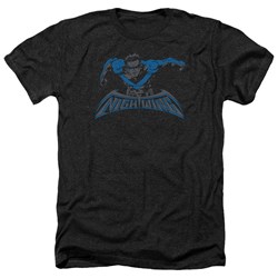Batman - Mens Wing Of The Night Heather T-Shirt