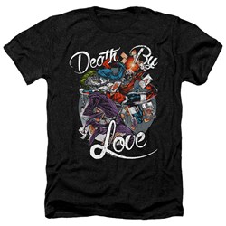 Batman - Mens Death By Love Heather T-Shirt