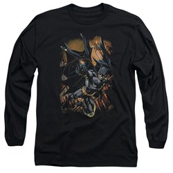 Batman - Mens Grapple Fire Long Sleeve T-Shirt
