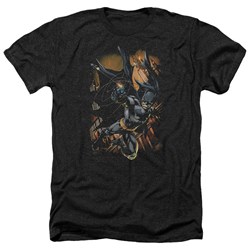 Batman - Mens Grapple Fire Heather T-Shirt