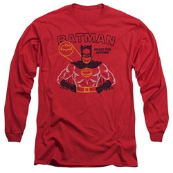 Batman - Mens Ready For Action Long Sleeve T-Shirt