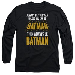 Batman - Mens Be Batman Long Sleeve T-Shirt