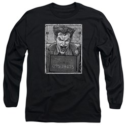Batman - Mens Joker Inmate Long Sleeve T-Shirt