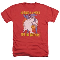 Batman - Mens Bear Wrastling Heather T-Shirt