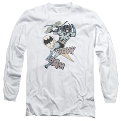 Batman - Mens Halftone Swing Long Sleeve T-Shirt
