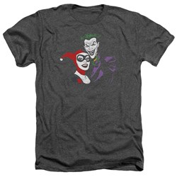 Batman - Mens Joker & Harley Heather T-Shirt