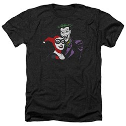 Batman - Mens Joker & Harley Heather T-Shirt
