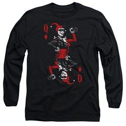 Batman - Mens Quinn Of Diamonds Long Sleeve T-Shirt