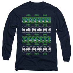 Batman - Mens Batman Christmas Sweater Long Sleeve T-Shirt
